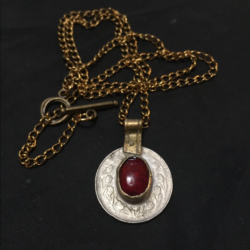 Vintage kuchi tribal belly dance pendant
